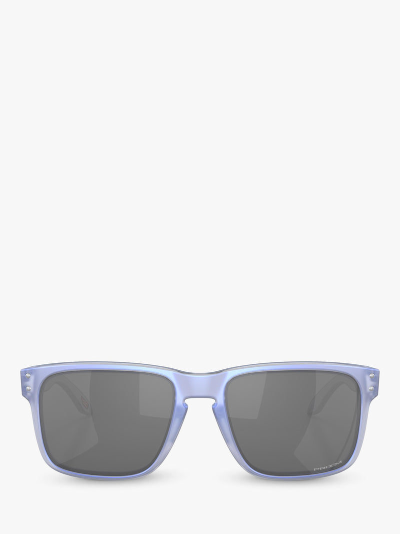 Oakley OO9102 rectangular sunglasses in blue, imported from the UK