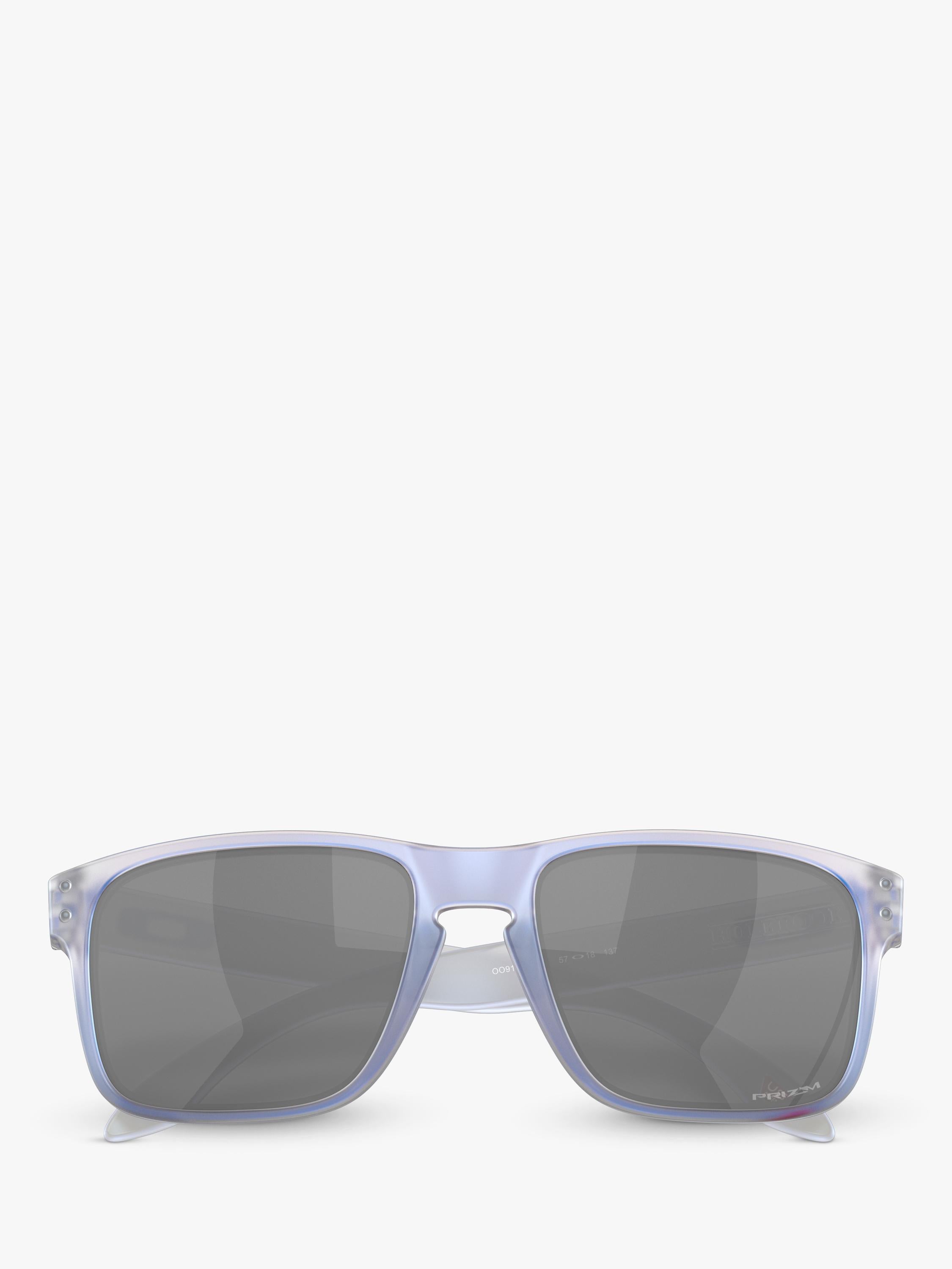Oakley OO9102 rectangular sunglasses in blue, imported from the UK