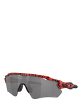 Oakley OO9208 irregular sunglasses red tiger grey - British product