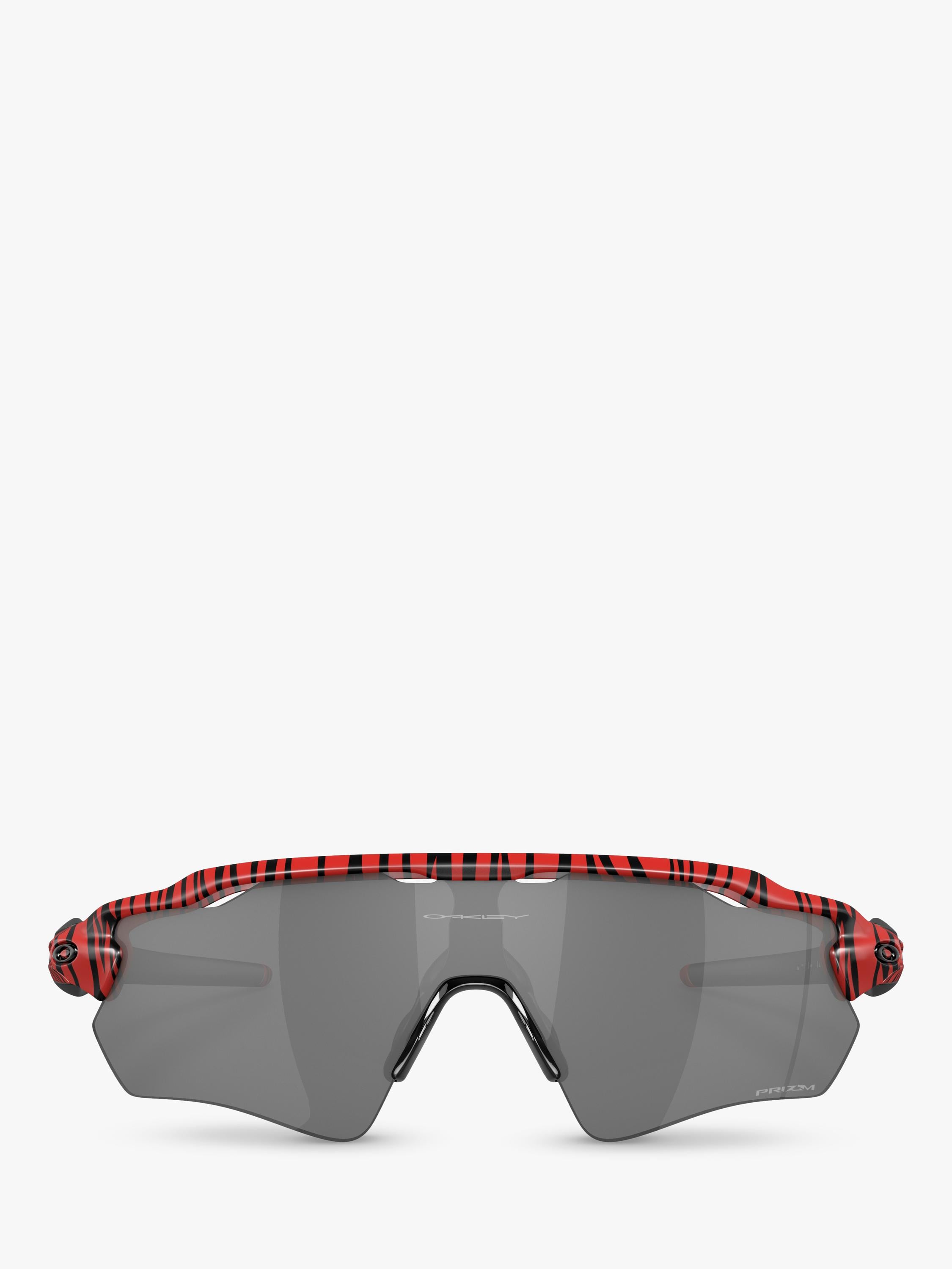 Oakley OO9208 irregular sunglasses red tiger grey - British product