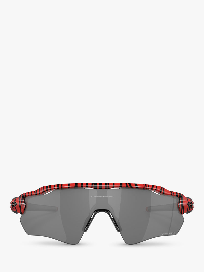 Oakley OO9208 irregular sunglasses red tiger grey - British product