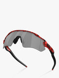 Oakley OO9208 irregular sunglasses red tiger grey - British product