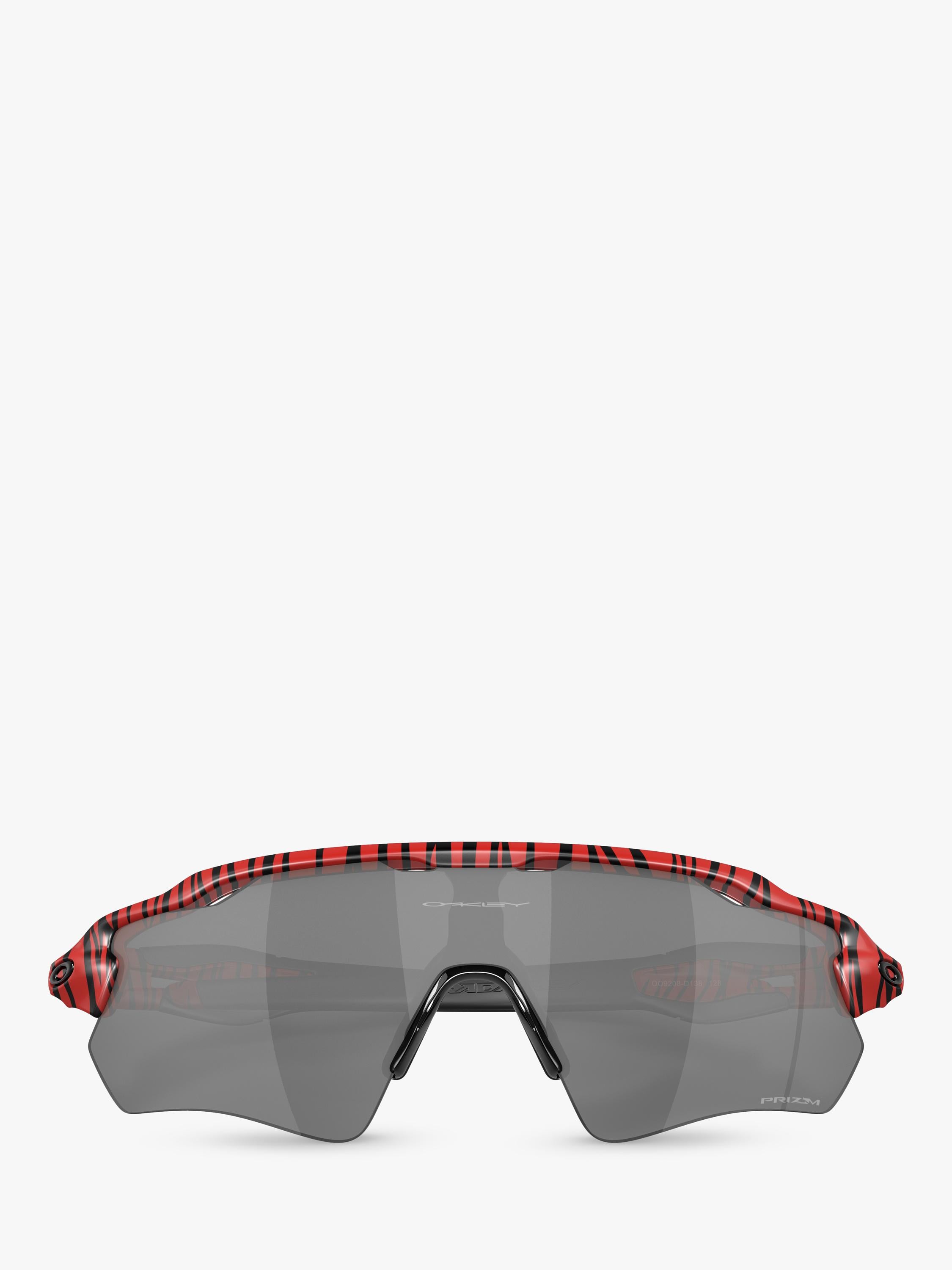 Oakley OO9208 irregular sunglasses red tiger grey - British product