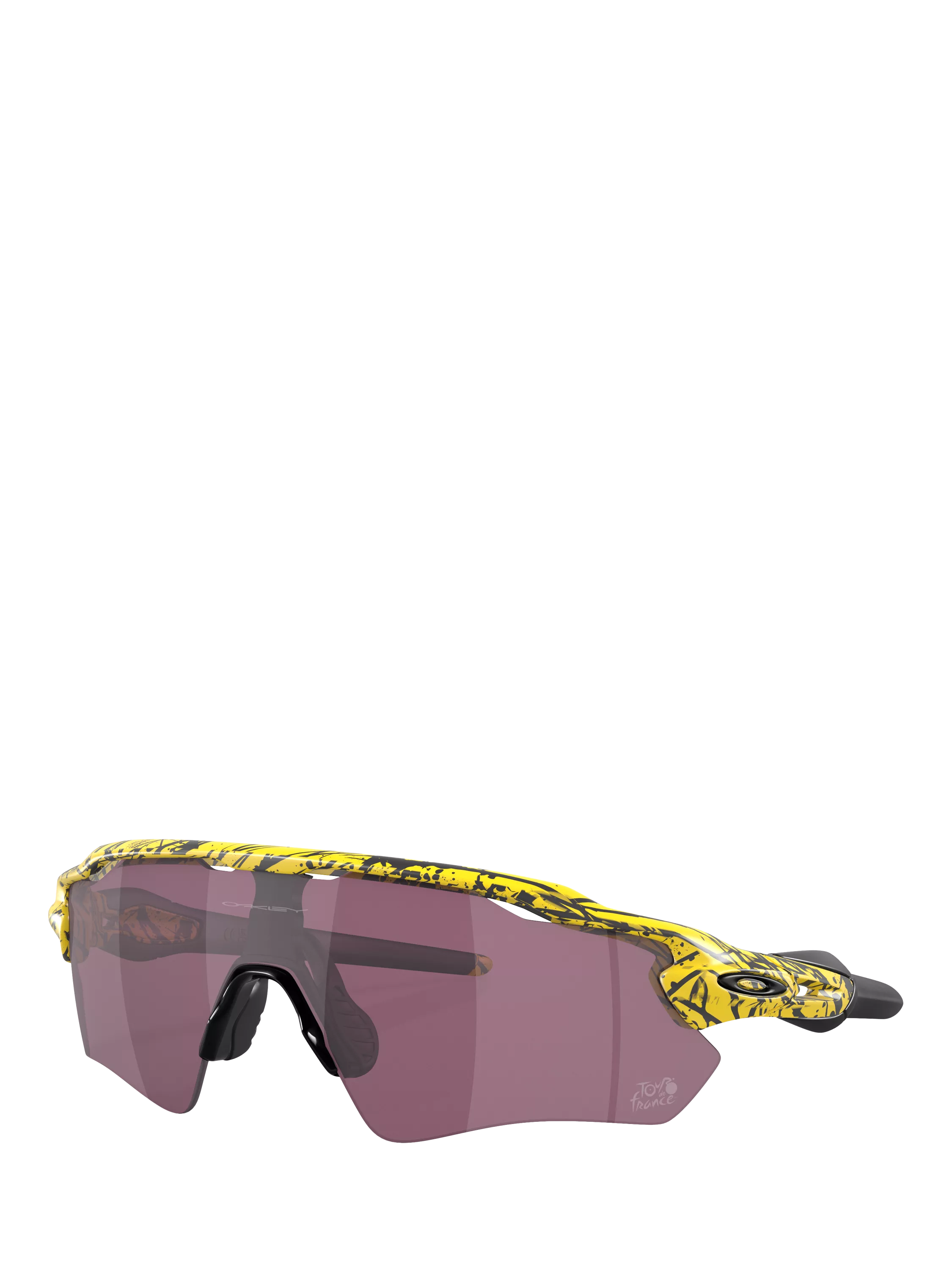 Oakley OO9208 irregular sunglasses yellow frame, imported from the UK
