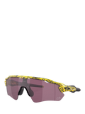 Oakley OO9208 irregular sunglasses yellow frame, imported from the UK