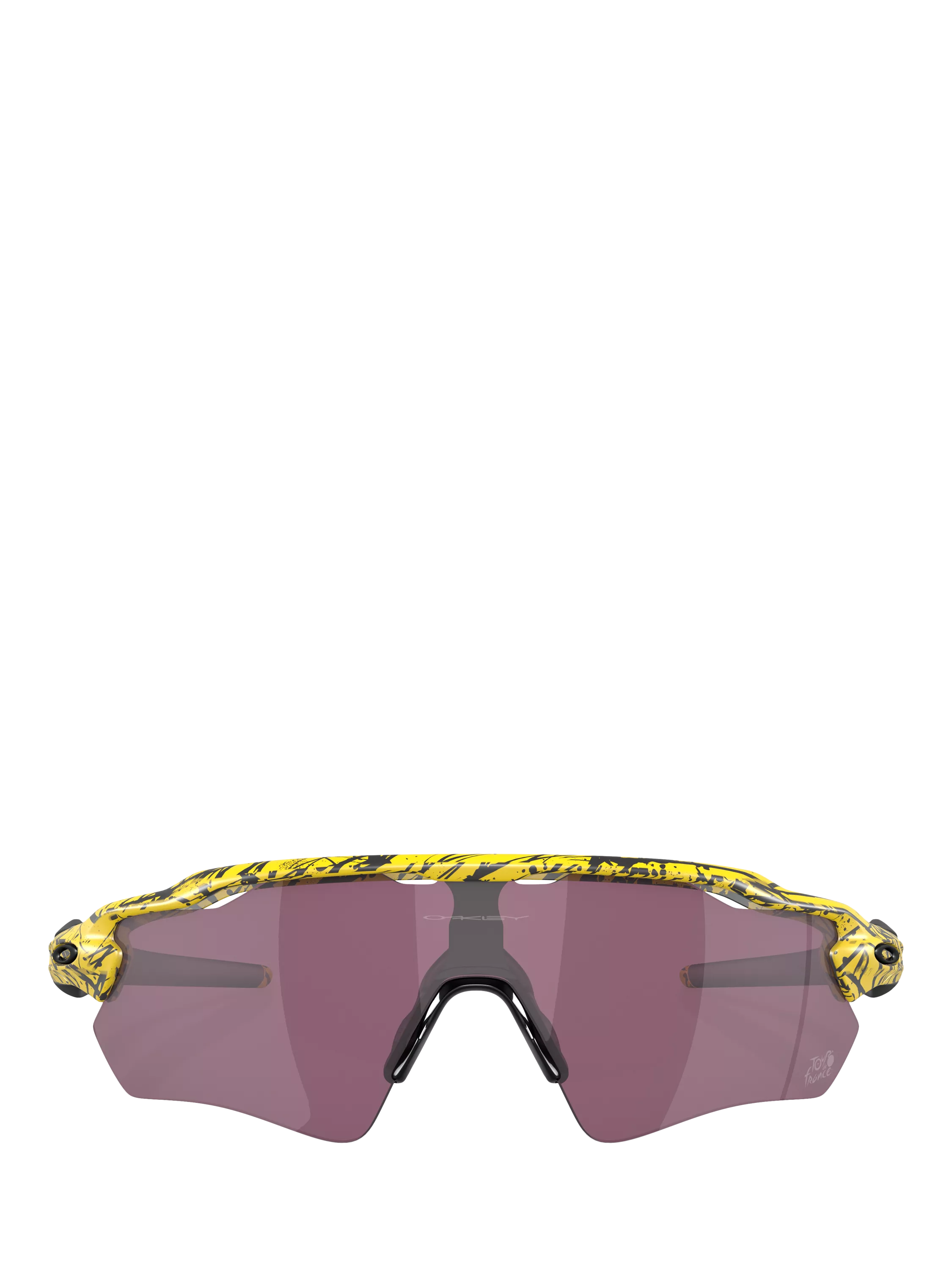 Oakley OO9208 irregular sunglasses yellow frame, imported from the UK