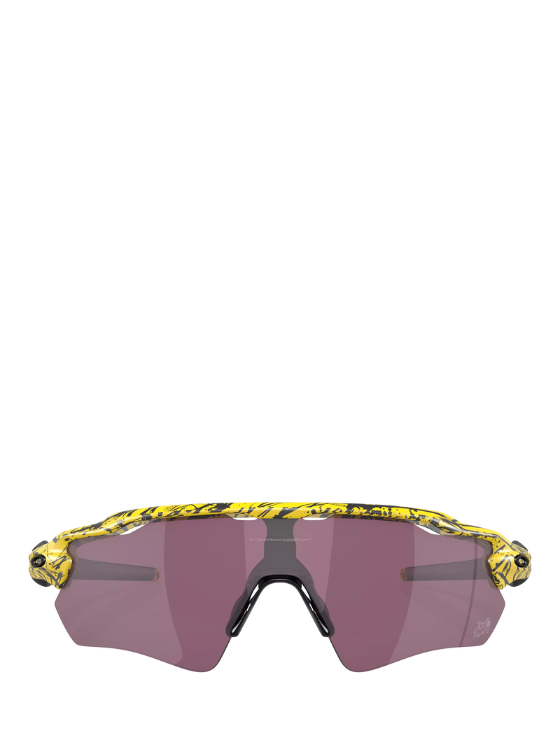 Oakley OO9208 irregular sunglasses yellow frame, imported from the UK