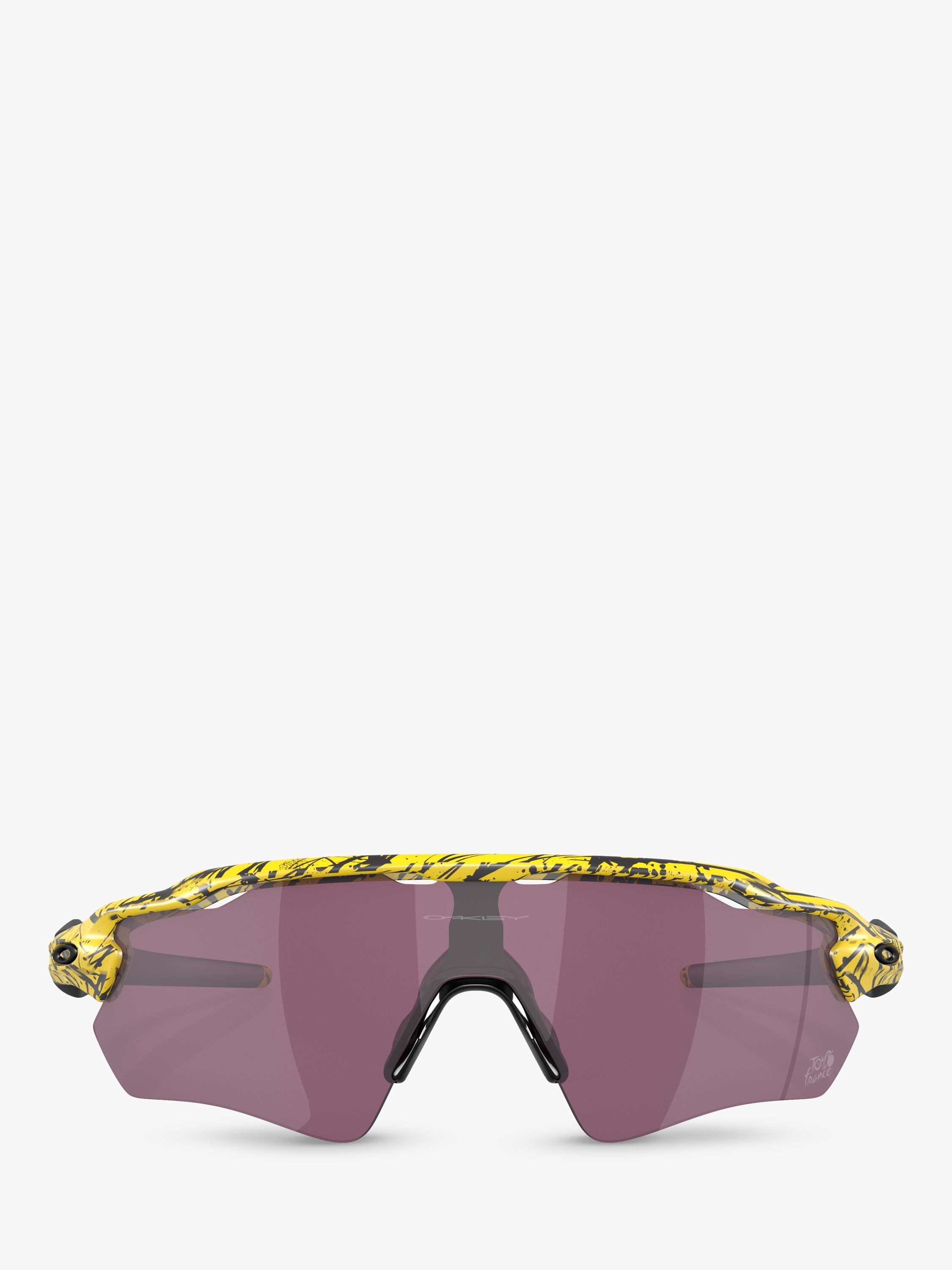 Oakley OO9208 irregular sunglasses yellow frame, imported from the UK