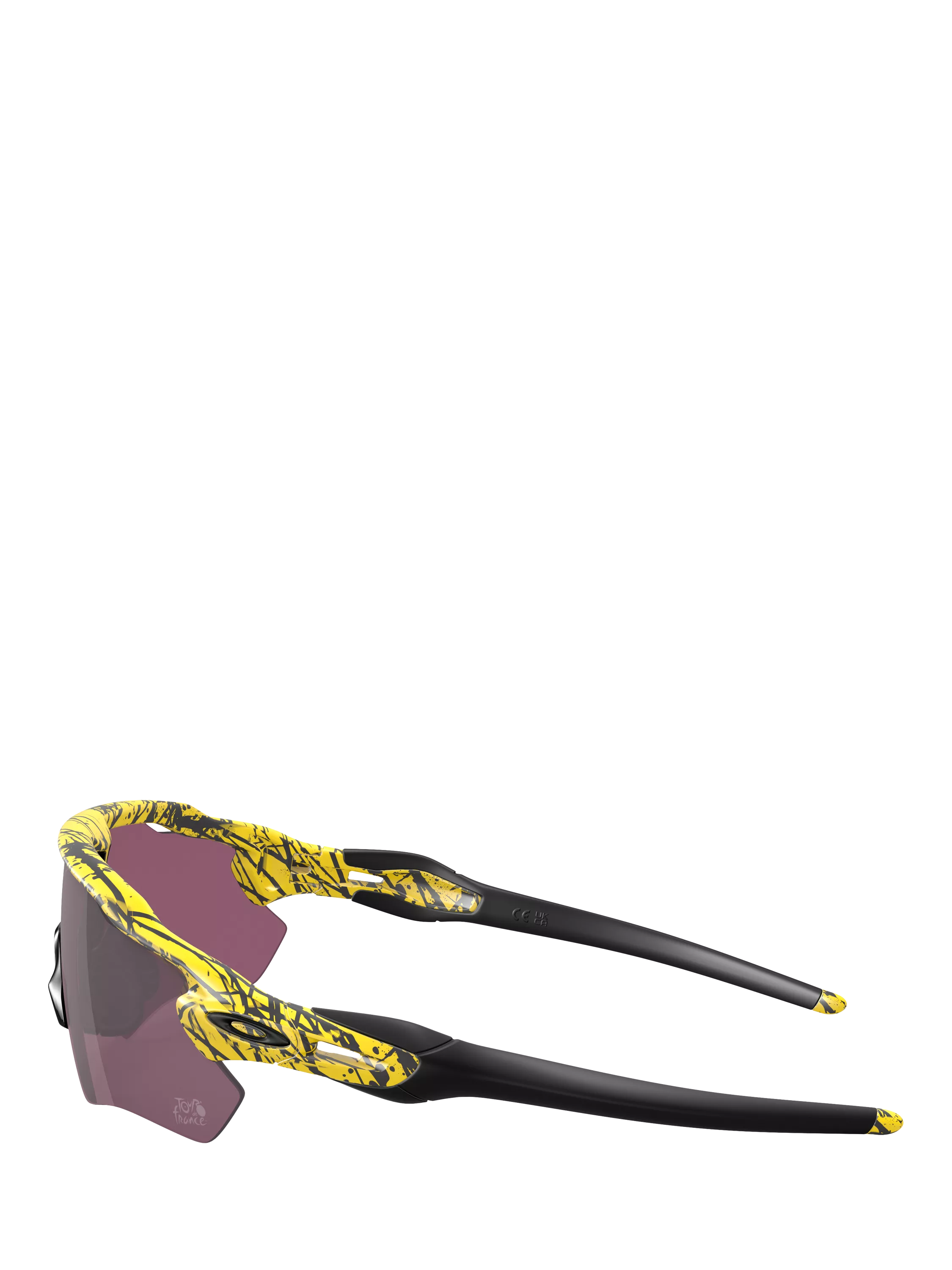 Oakley OO9208 irregular sunglasses yellow frame, imported from the UK