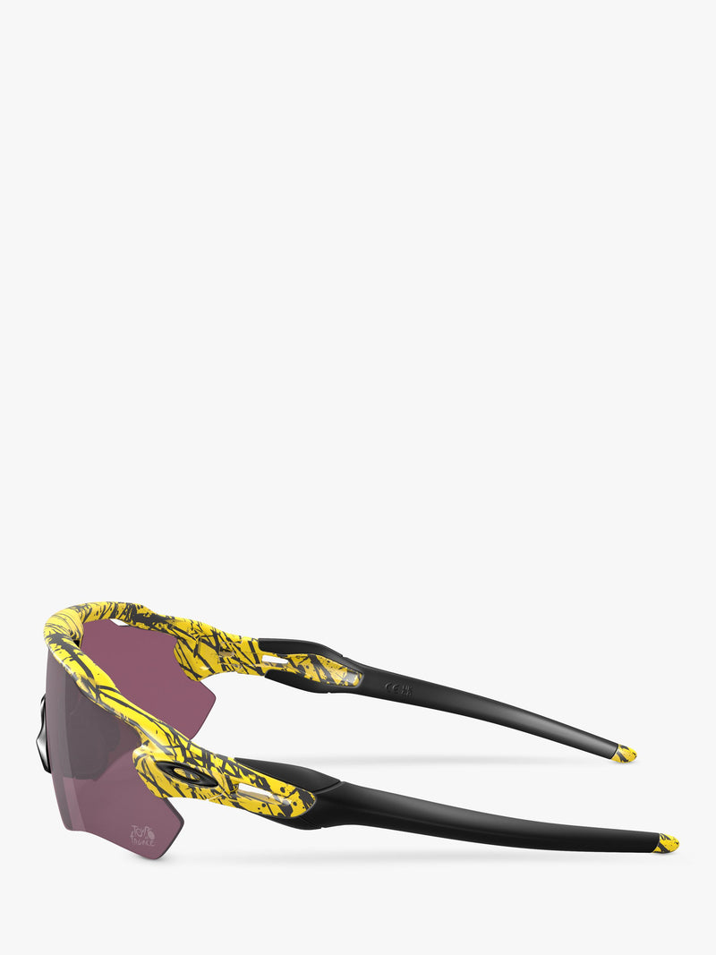 Oakley OO9208 irregular sunglasses yellow frame, imported from the UK