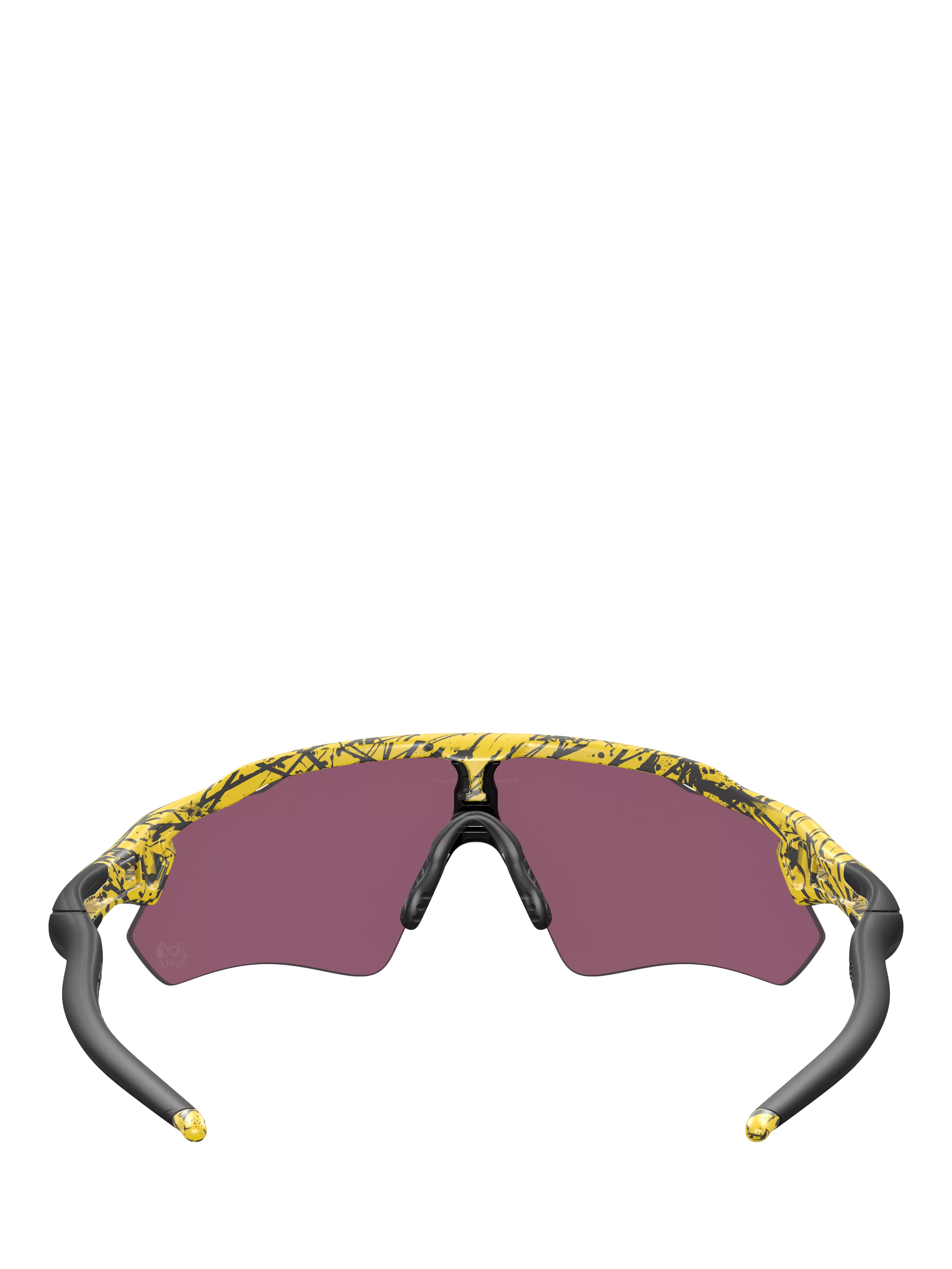 Oakley OO9208 irregular sunglasses yellow frame, imported from the UK