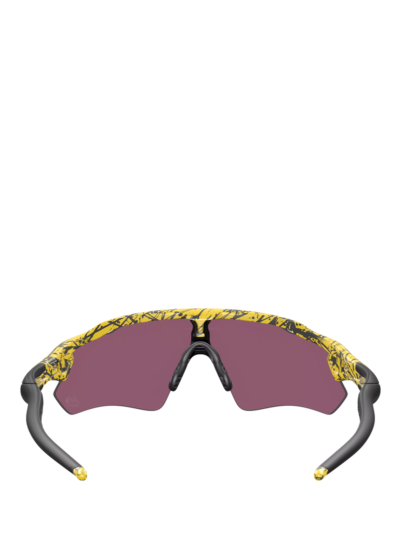 Oakley OO9208 irregular sunglasses yellow frame, imported from the UK