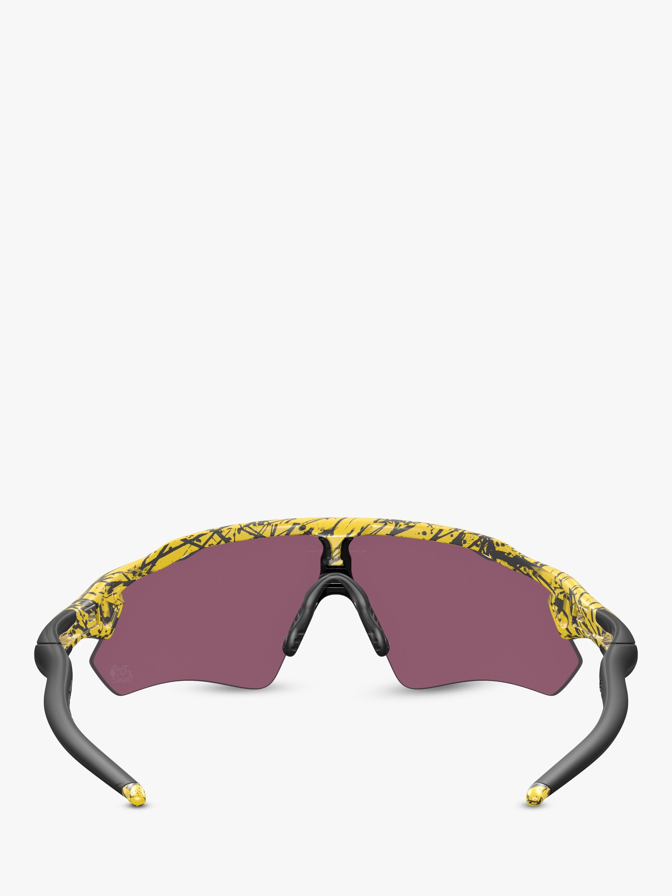 Oakley OO9208 irregular sunglasses yellow frame, imported from the UK