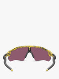 Oakley OO9208 irregular sunglasses yellow frame, imported from the UK