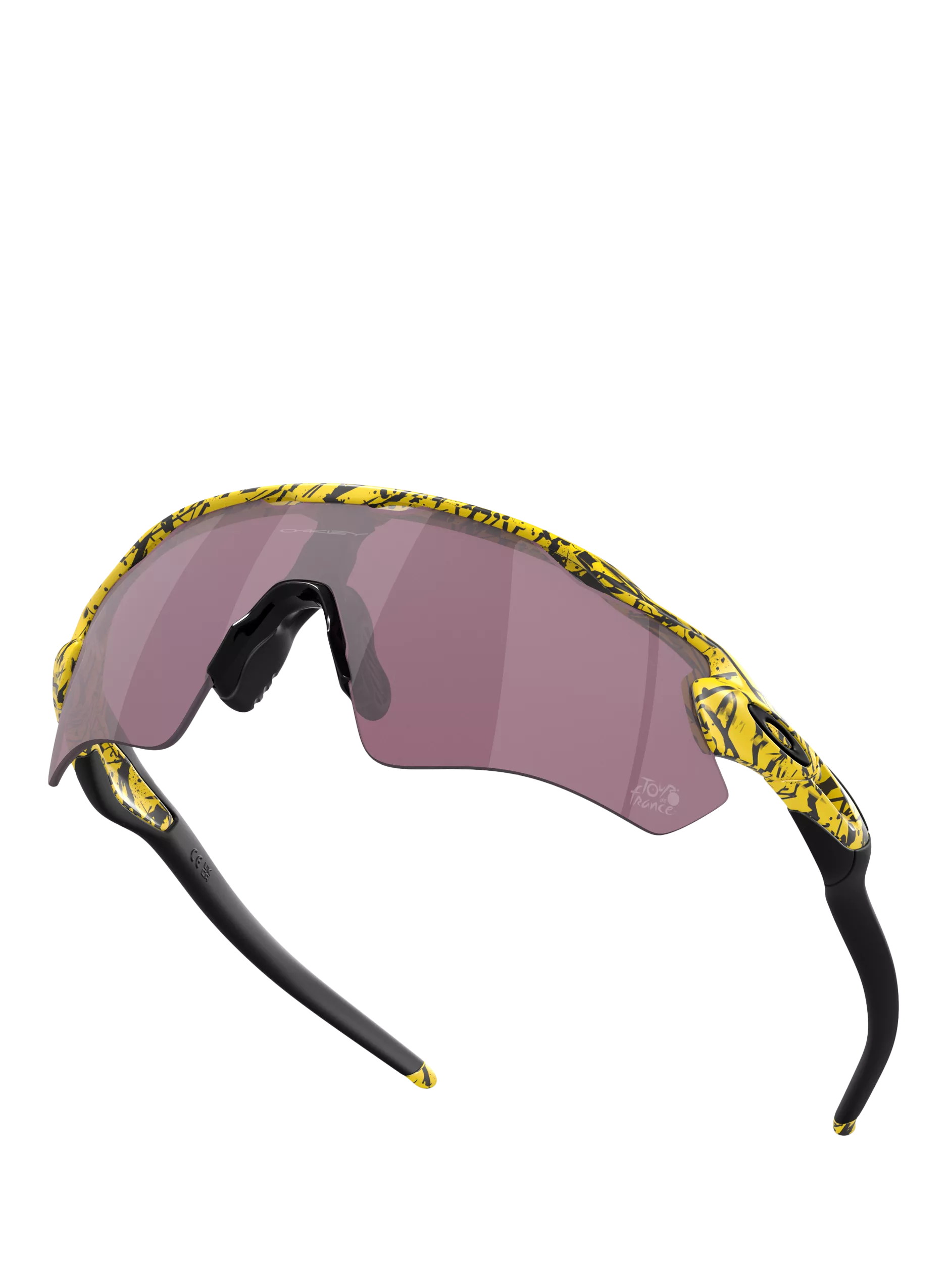 Oakley OO9208 irregular sunglasses yellow frame, imported from the UK