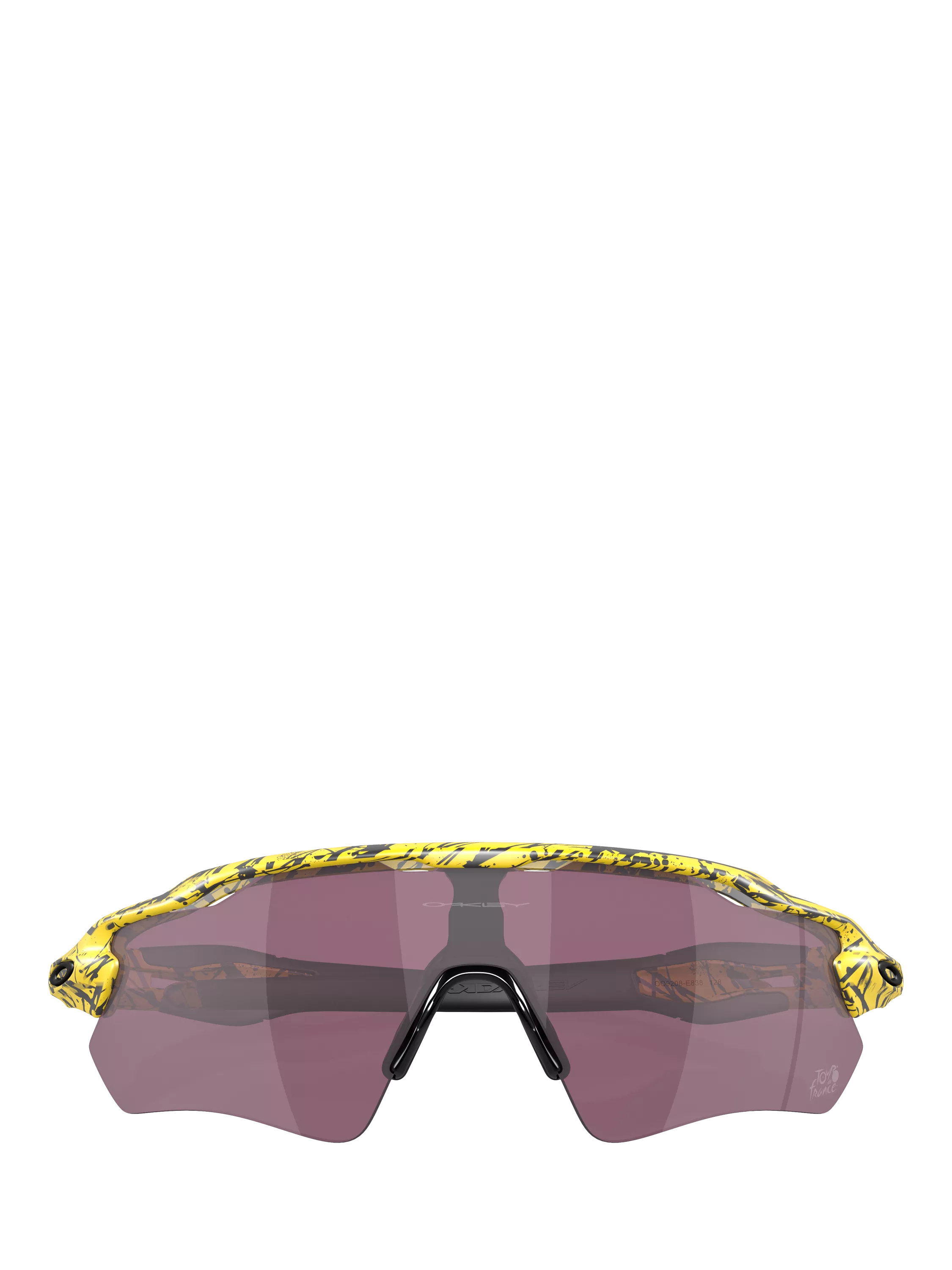 Oakley OO9208 irregular sunglasses yellow frame, imported from the UK