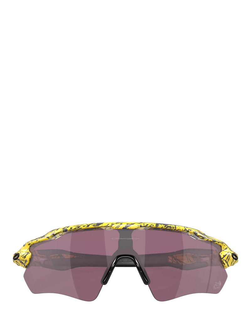 Oakley OO9208 irregular sunglasses yellow frame, imported from the UK