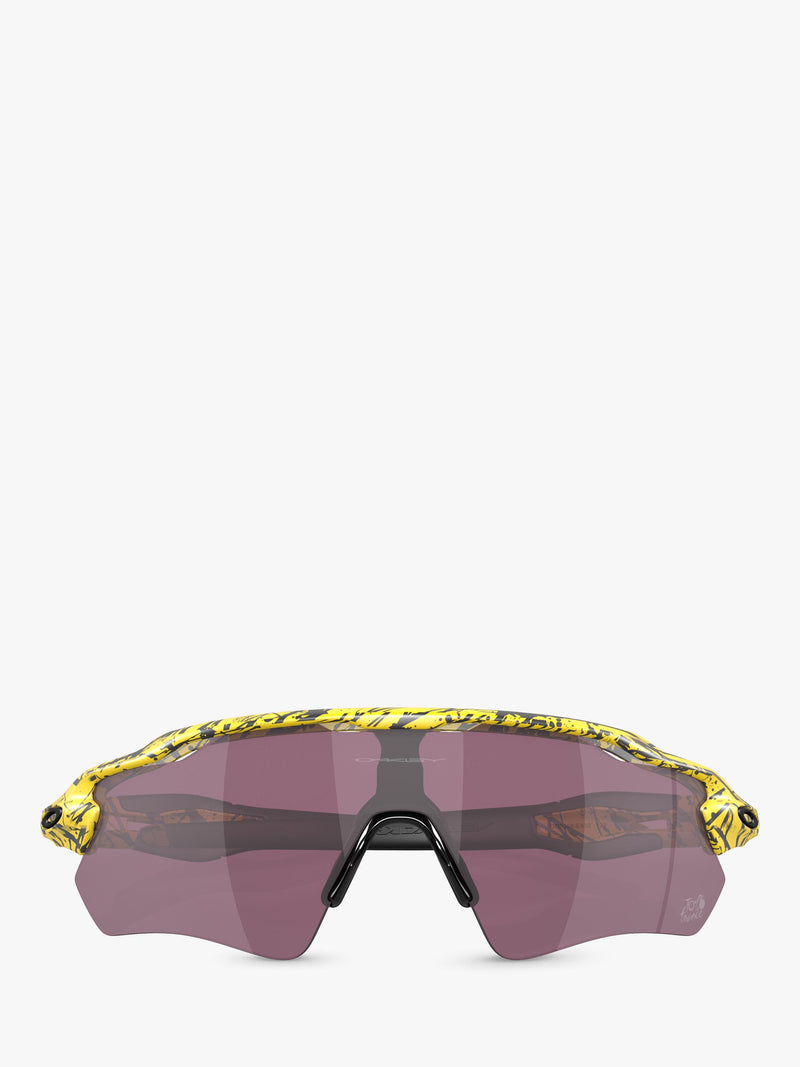 Oakley OO9208 irregular sunglasses yellow frame, imported from the UK