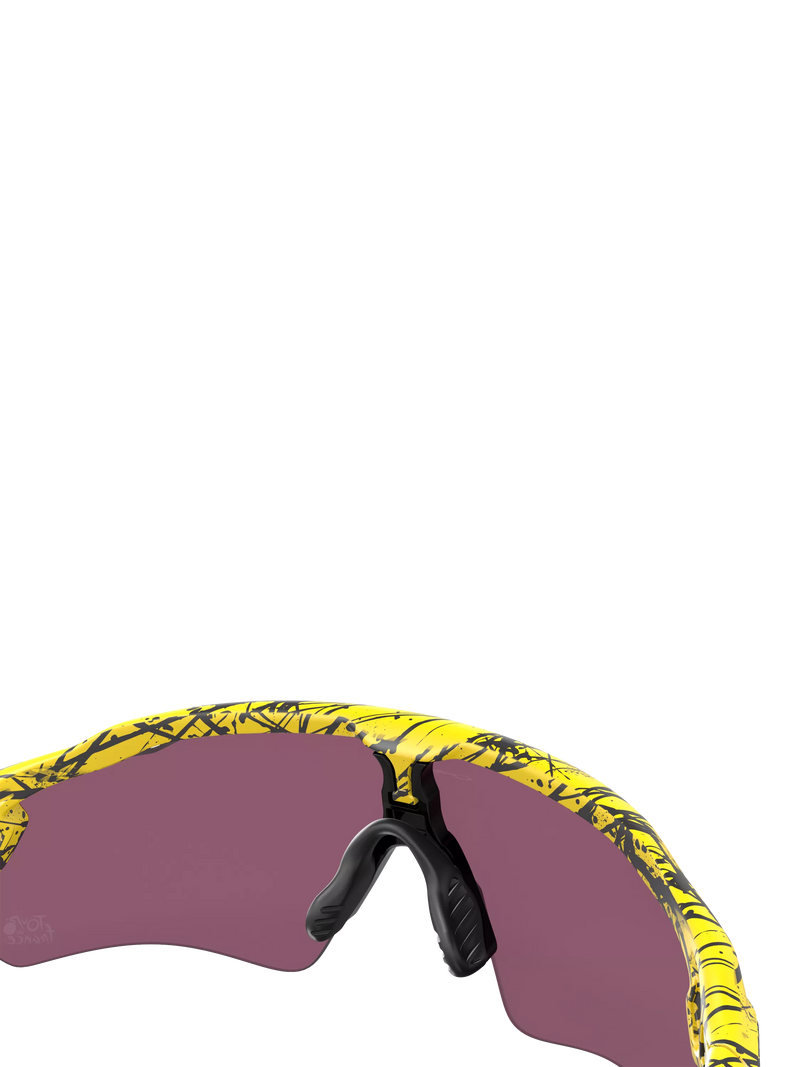 Oakley OO9208 irregular sunglasses yellow frame, imported from the UK