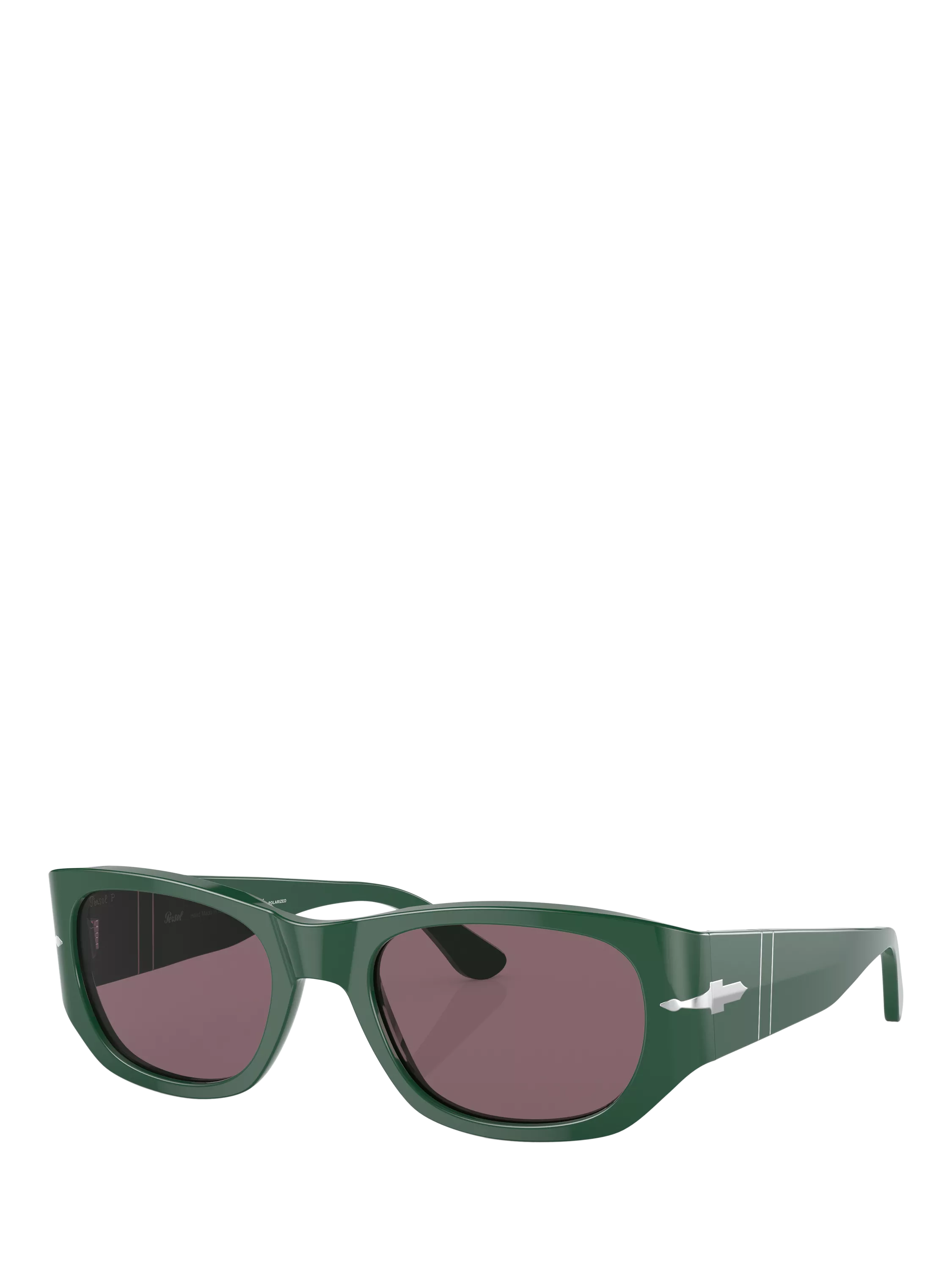Persol PO3307S Unisex Pillow Sunglasses, Green/Purple