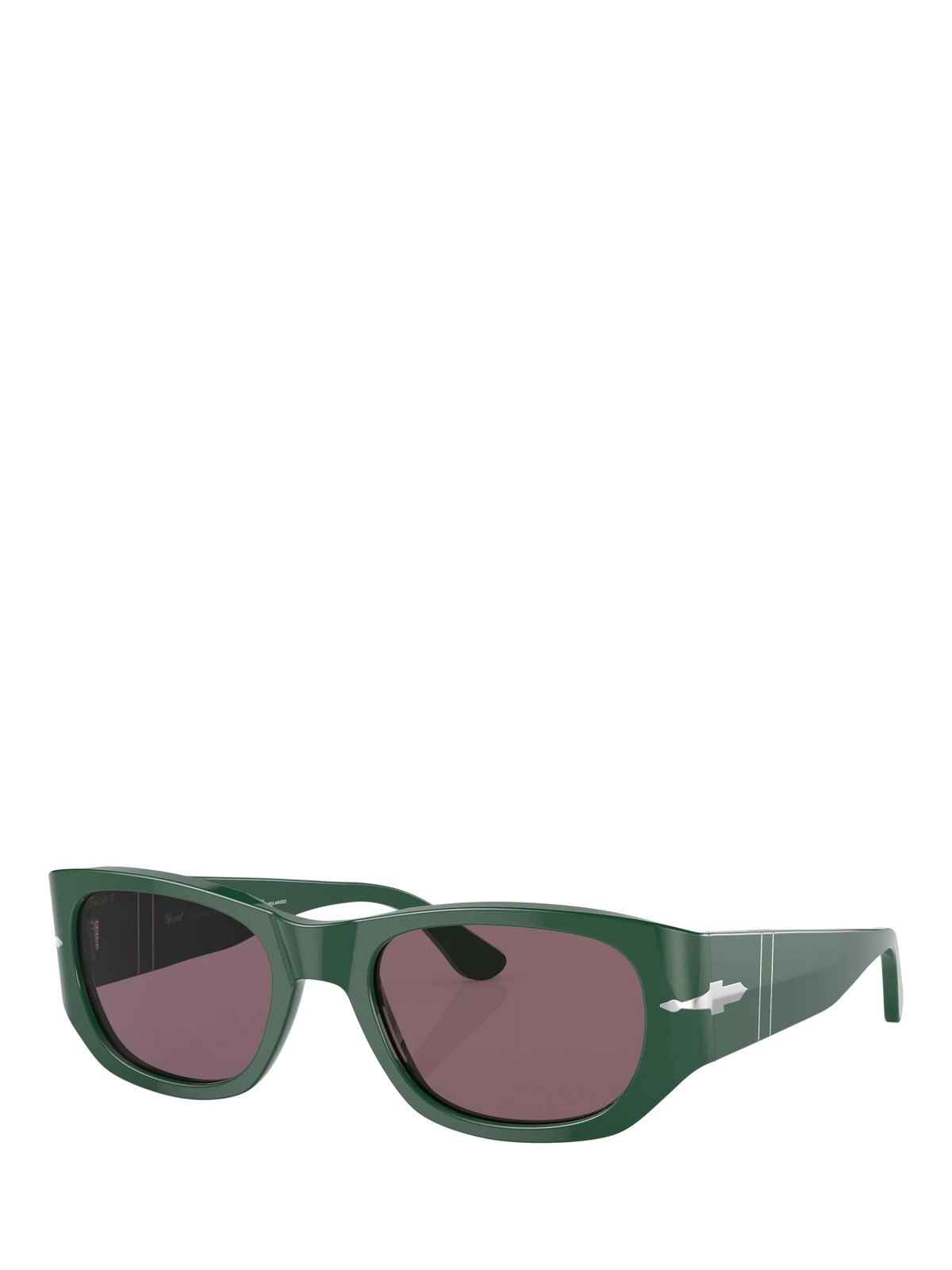 Persol PO3307S Unisex Pillow Sunglasses, Green/Purple