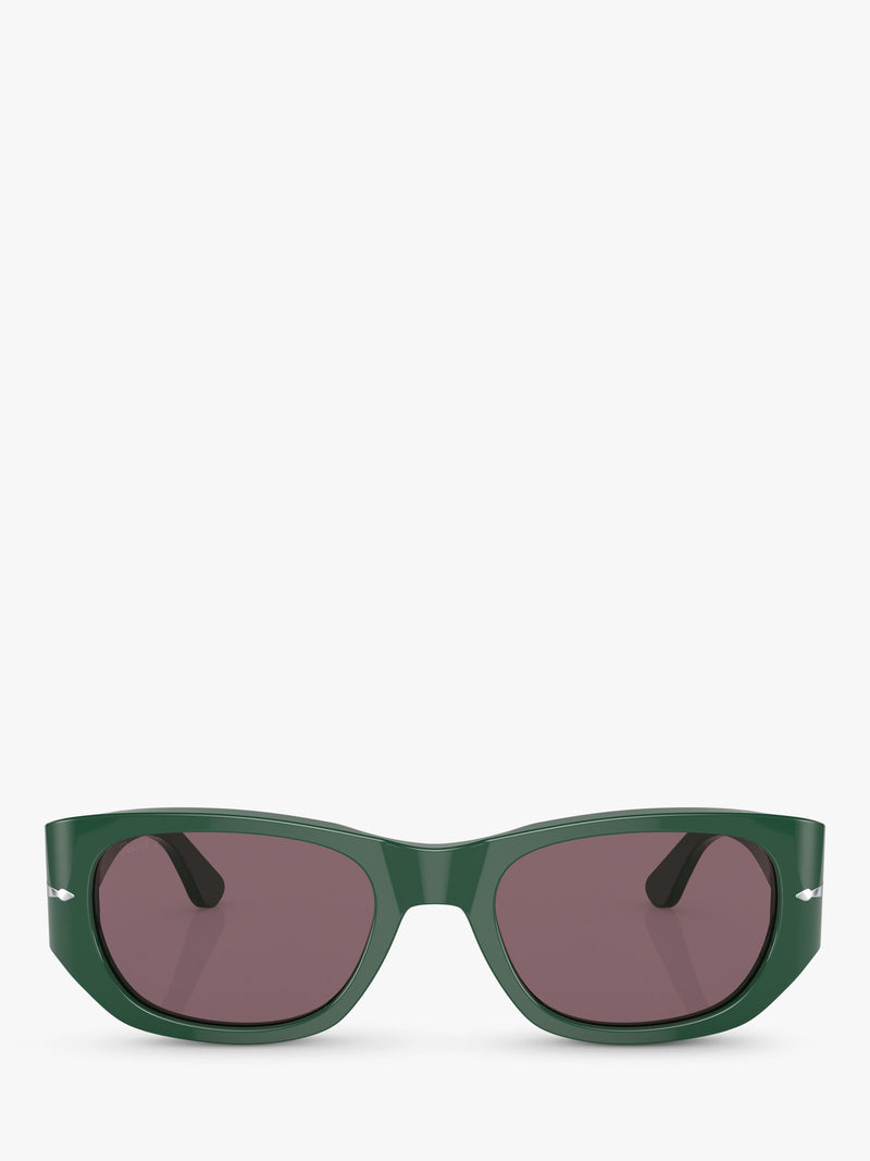 Persol PO3307S pillow sunglasses green frame 52mm, UK version
