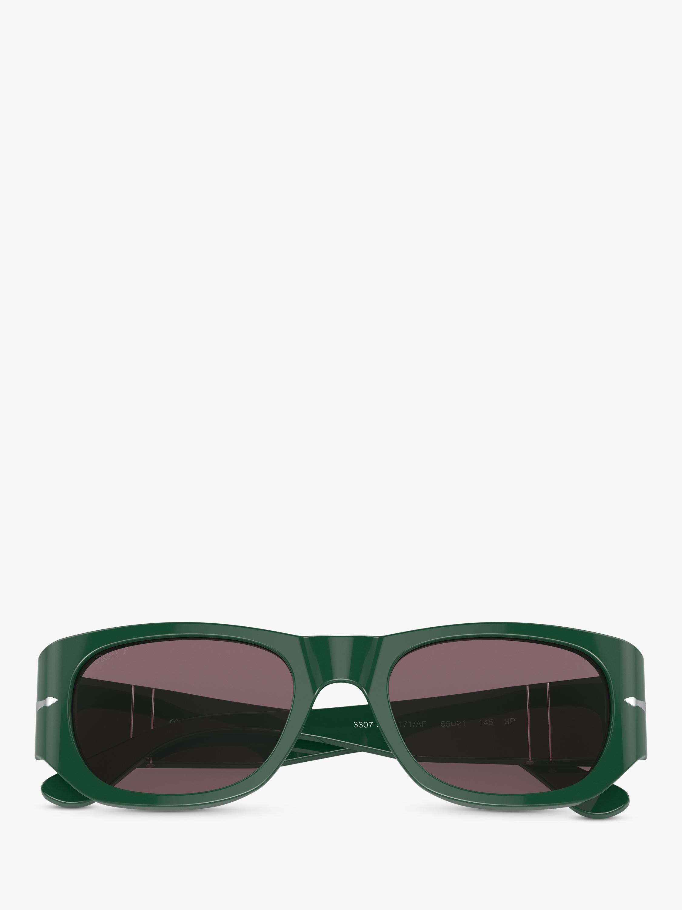 Persol PO3307S pillow sunglasses green frame 52mm, UK version