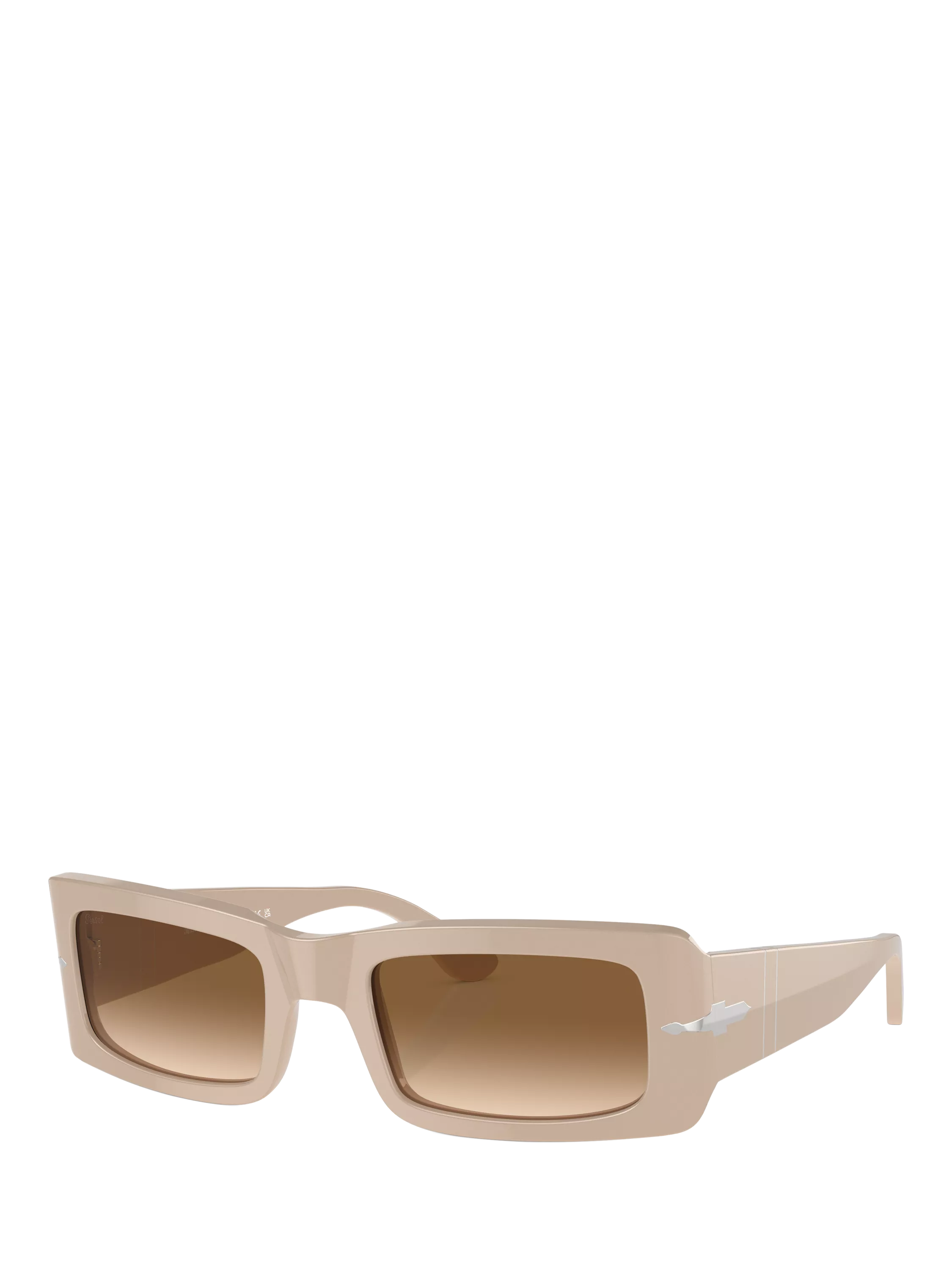 Persol rectangular sunglasses in beige brown - British product