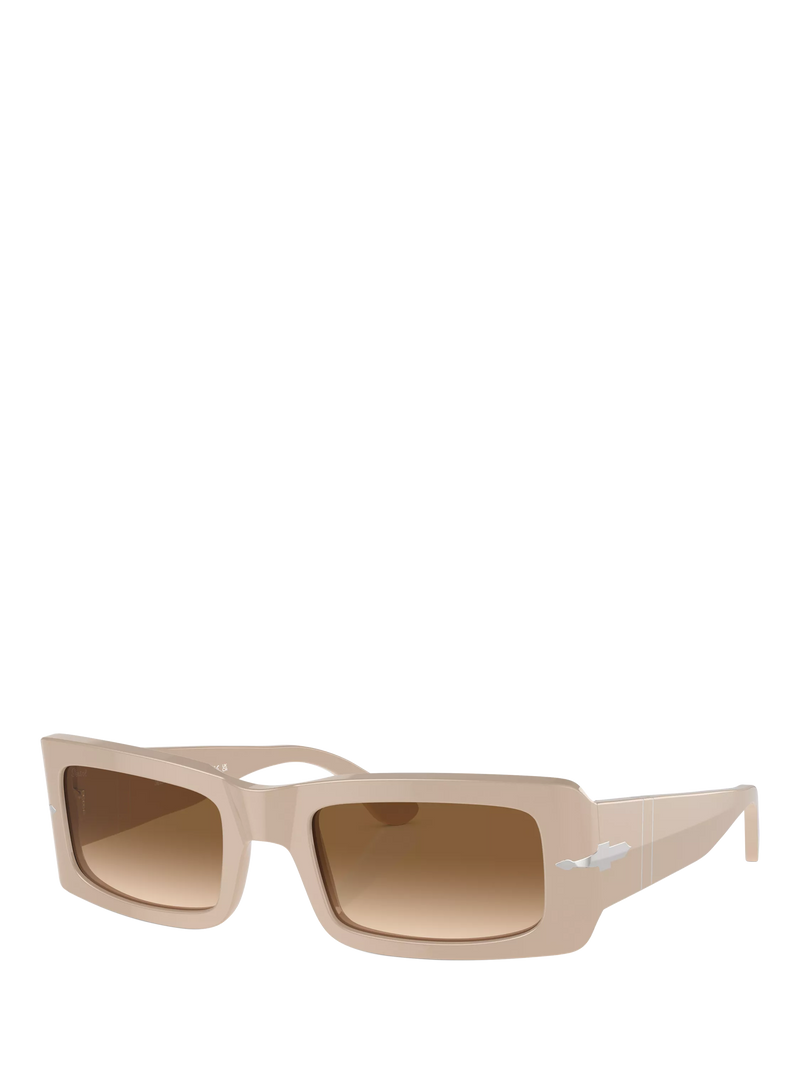 Persol rectangular sunglasses in beige brown - British product
