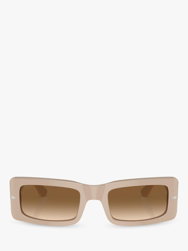 Persol rectangular sunglasses in beige brown - British product