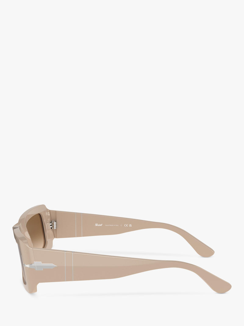 Persol rectangular sunglasses in beige brown - British product