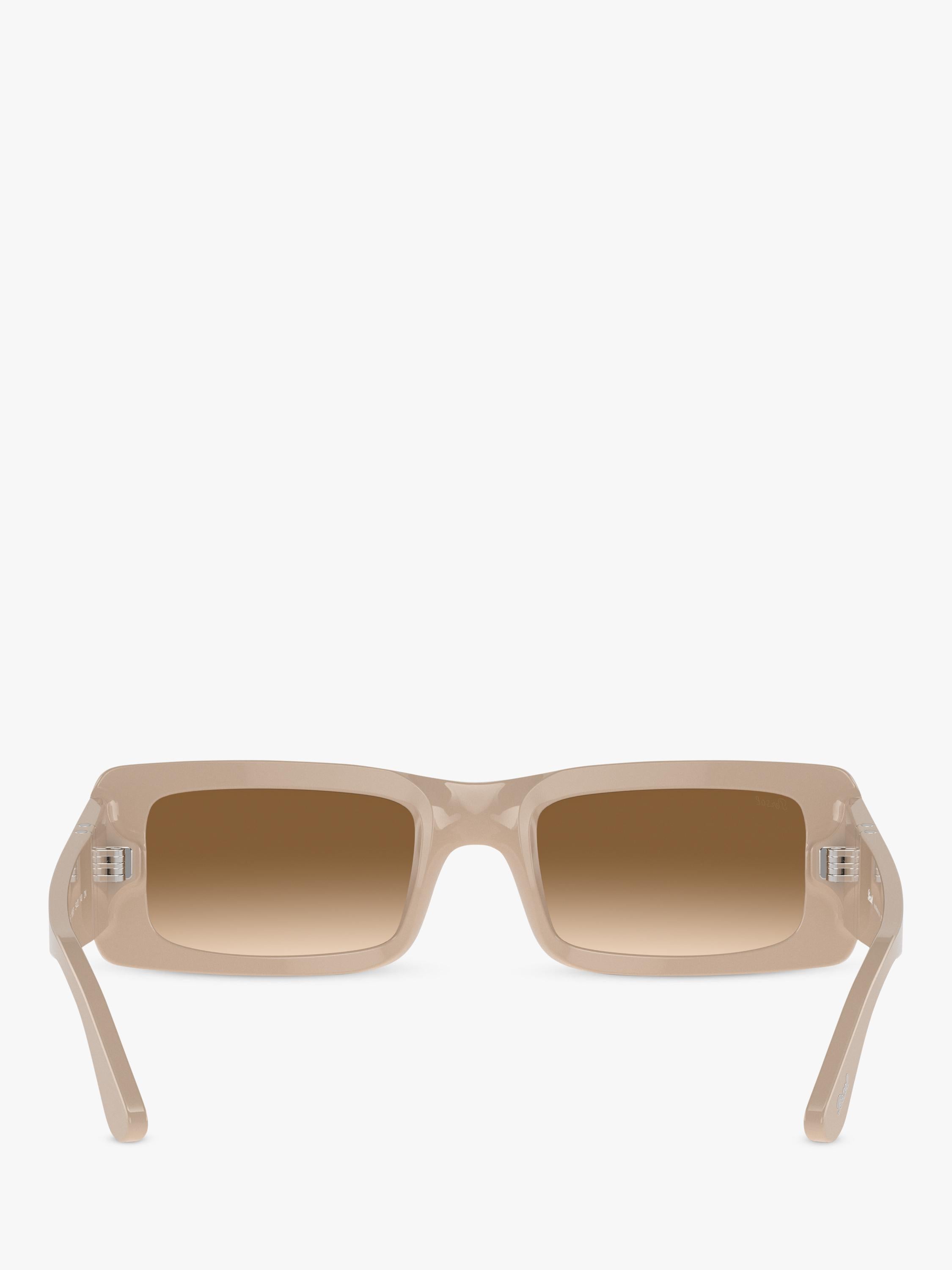 Persol rectangular sunglasses in beige brown - British product