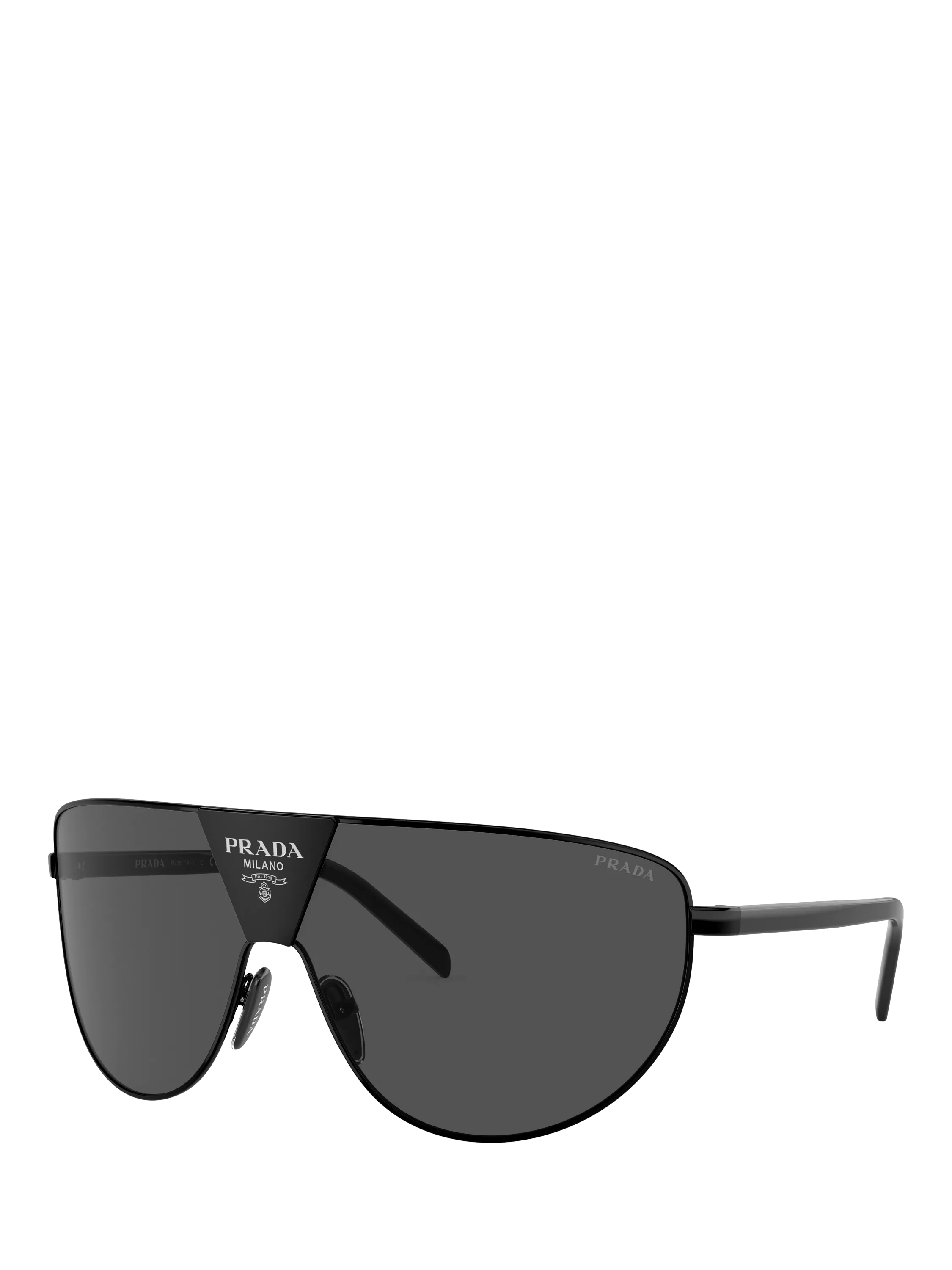 Prada PR 69ZS Men's Aviator Sunglasses, Black