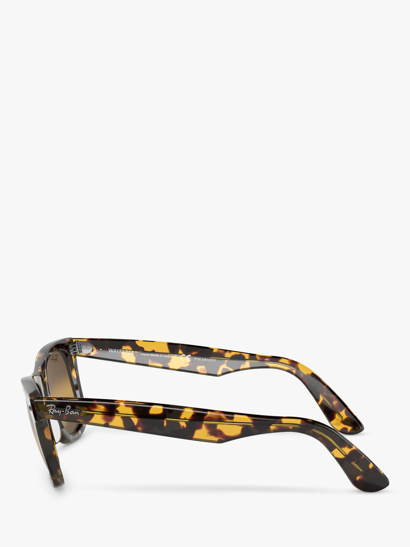Ray-Ban Polarised Wayfarer sunglasses Yellow Havana, imported from the UK