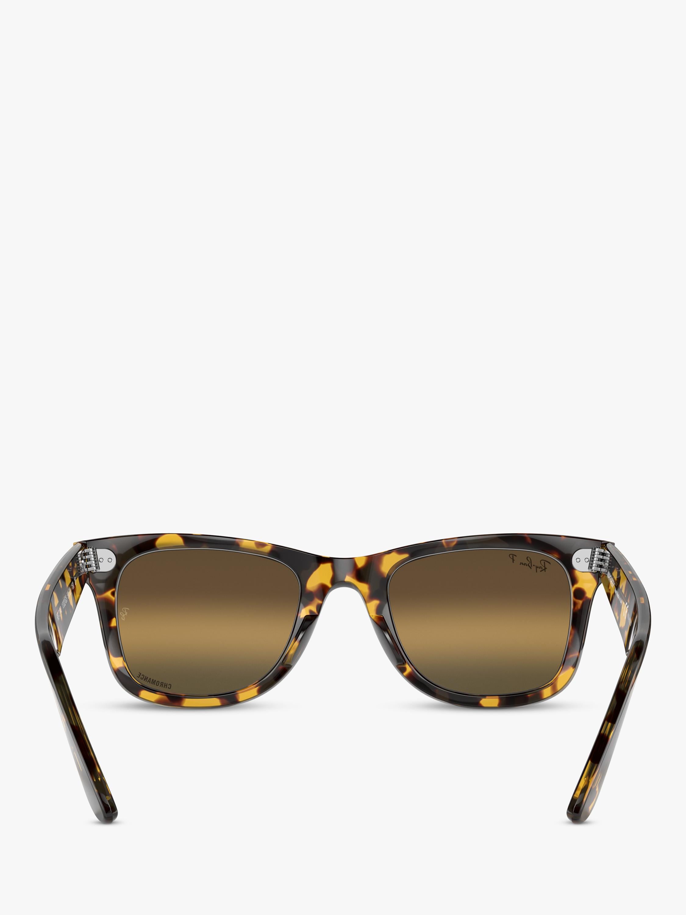 Ray-Ban Polarised Wayfarer sunglasses Yellow Havana, imported from the UK