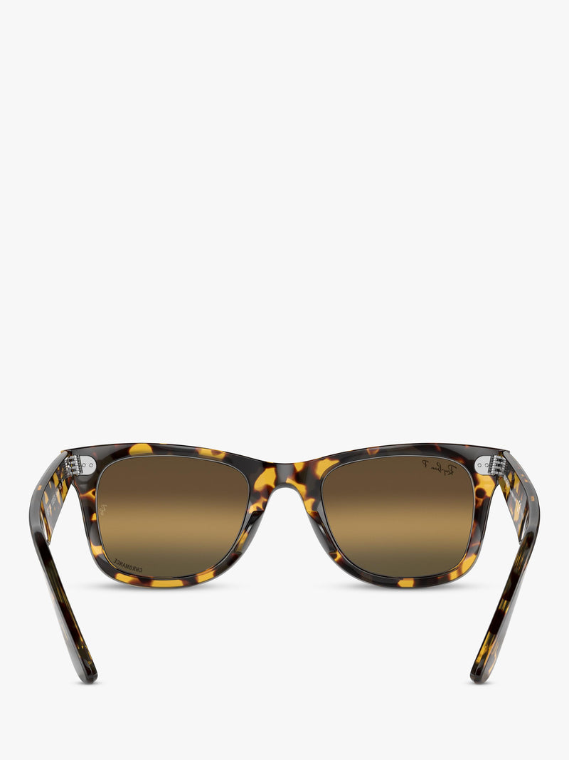 Ray-Ban Polarised Wayfarer sunglasses Yellow Havana, imported from the UK