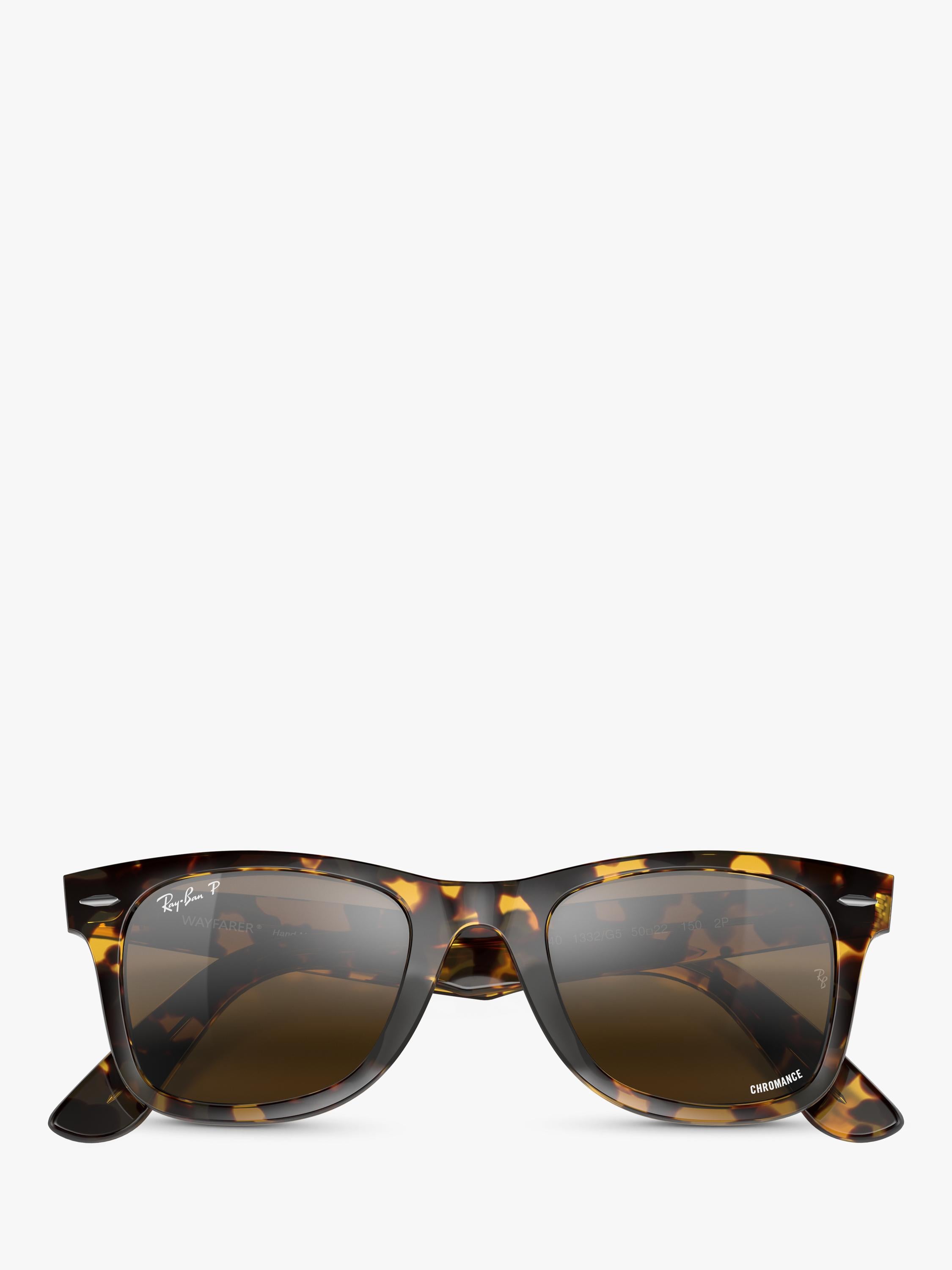 Ray-Ban Polarised Wayfarer sunglasses Yellow Havana, imported from the UK