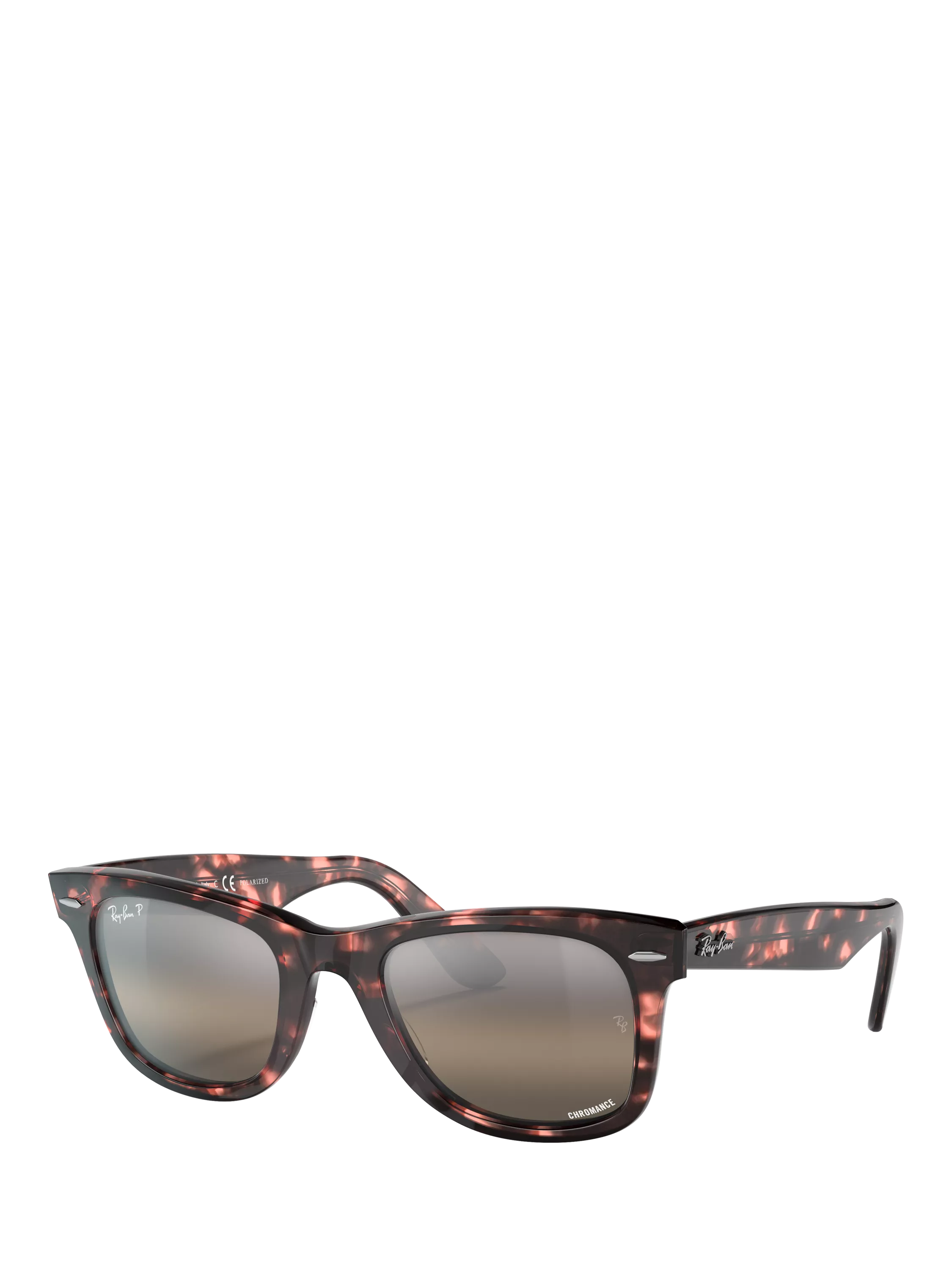 Ray-Ban RB2140 D-Frame sunglasses transparent pink, UK version