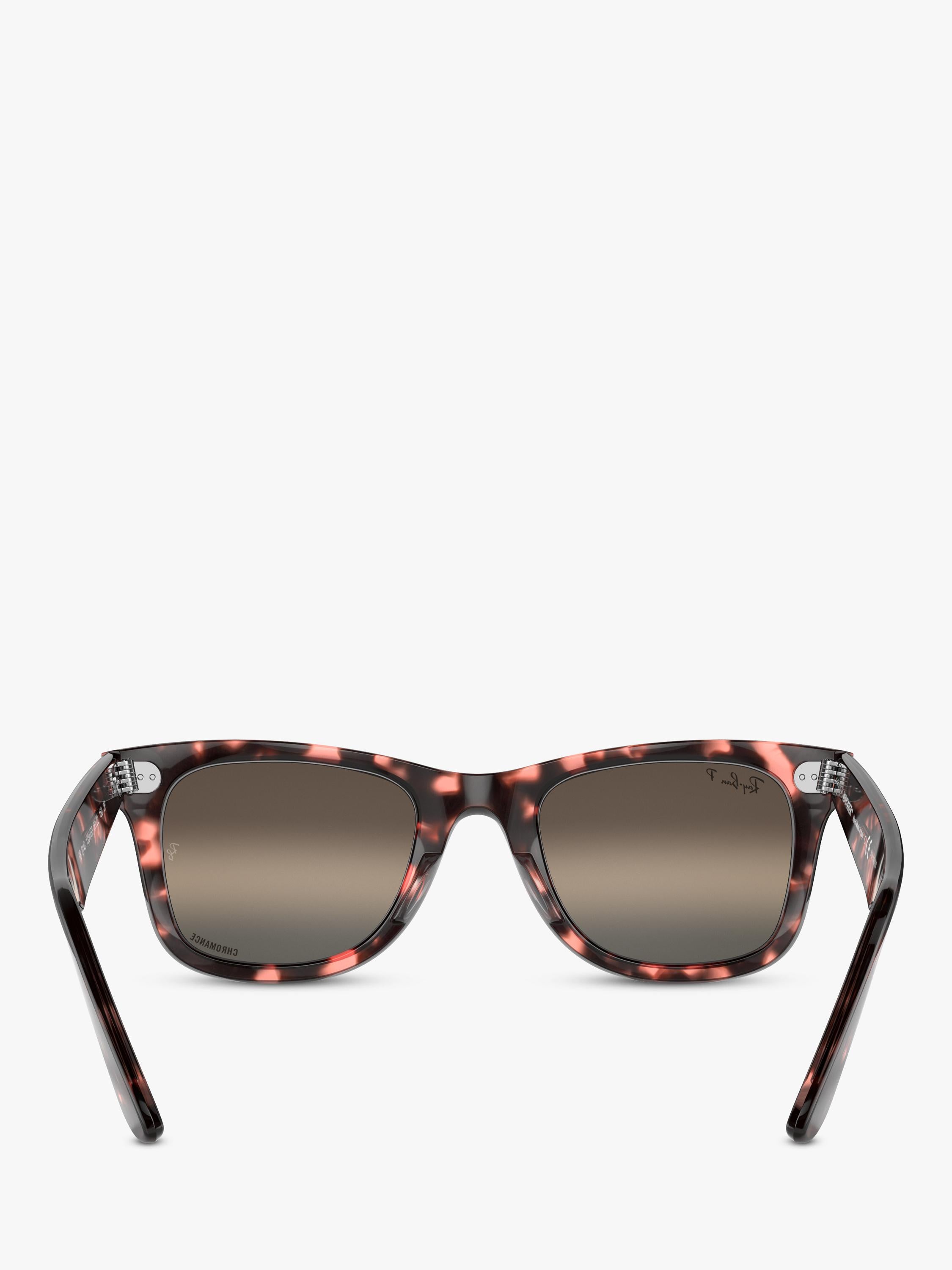 Ray-Ban RB2140 D-Frame sunglasses transparent pink, UK version