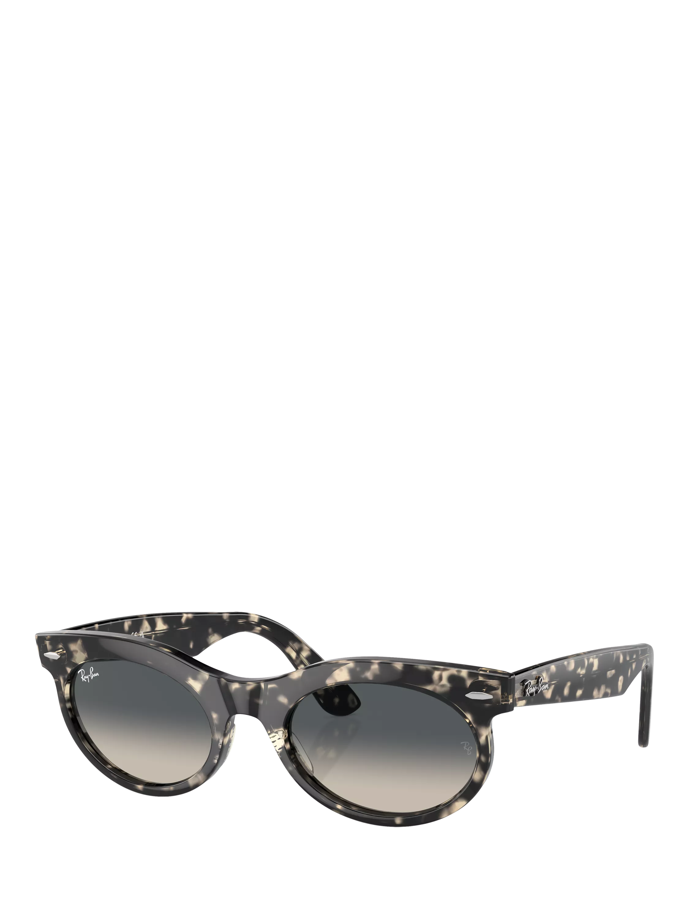 Ray-Ban oval sunglasses RB2242 Grey Havana (British brand)