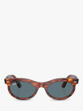 Ray-Ban oval sunglasses striped havana 50mm, UK version
