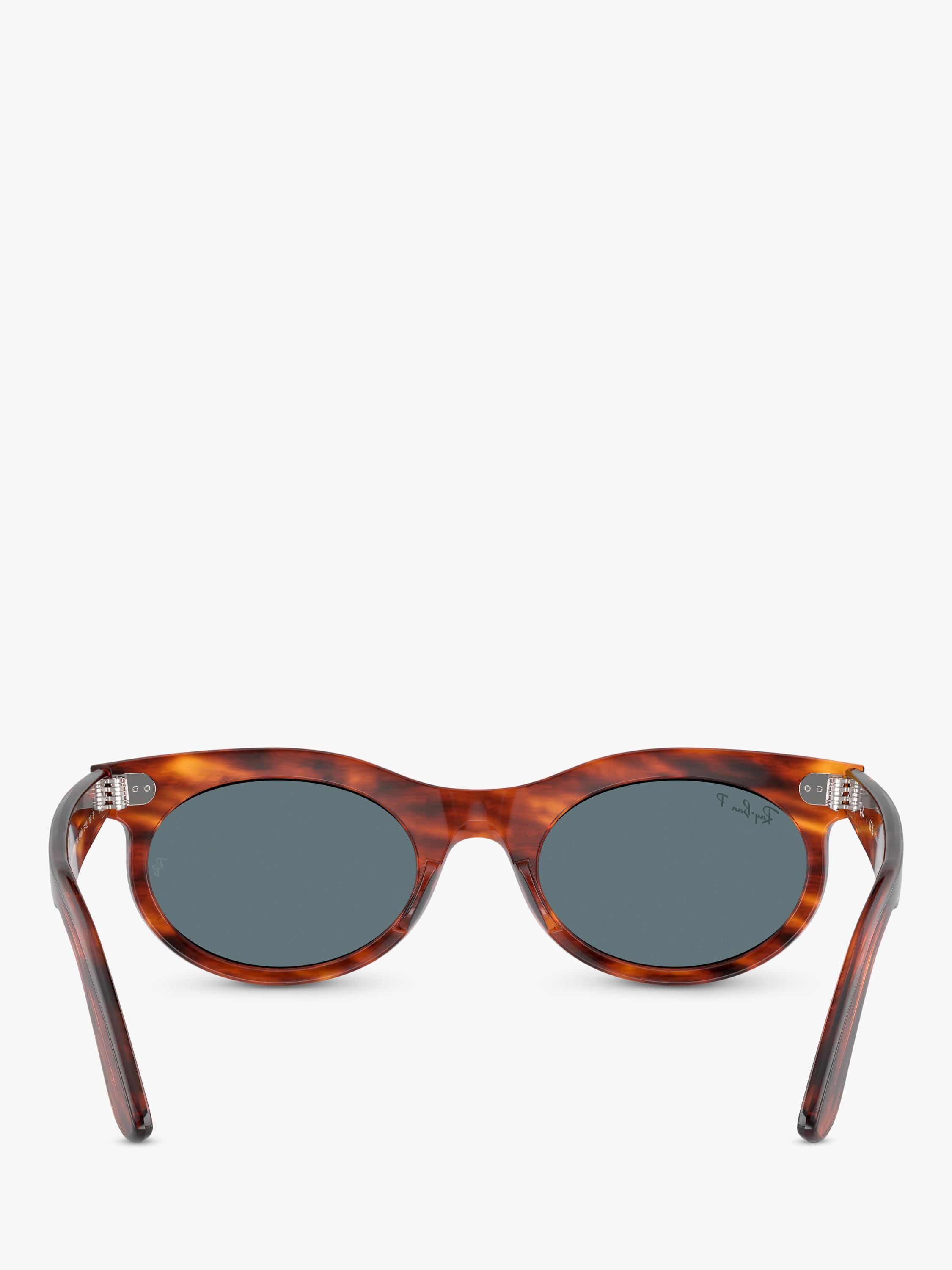 Ray-Ban oval sunglasses striped havana 50mm, UK version