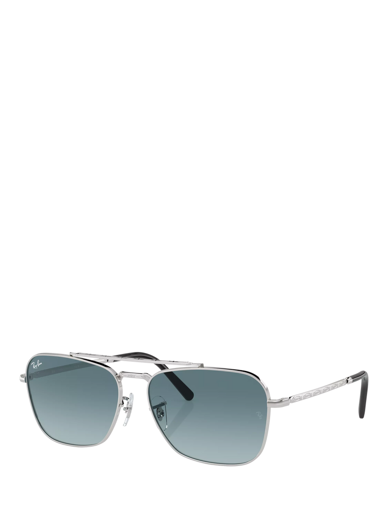 Ray-Ban RB3636 round sunglasses silver - British product