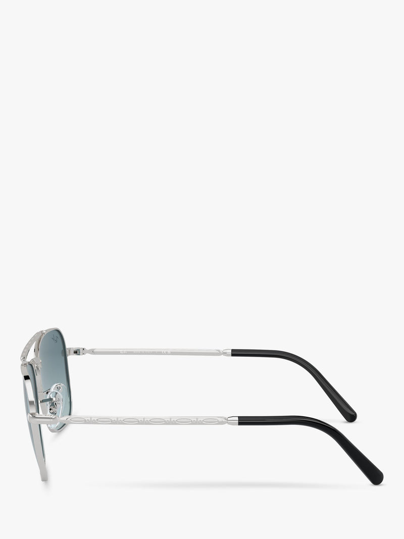 Ray-Ban RB3636 round sunglasses silver - British product