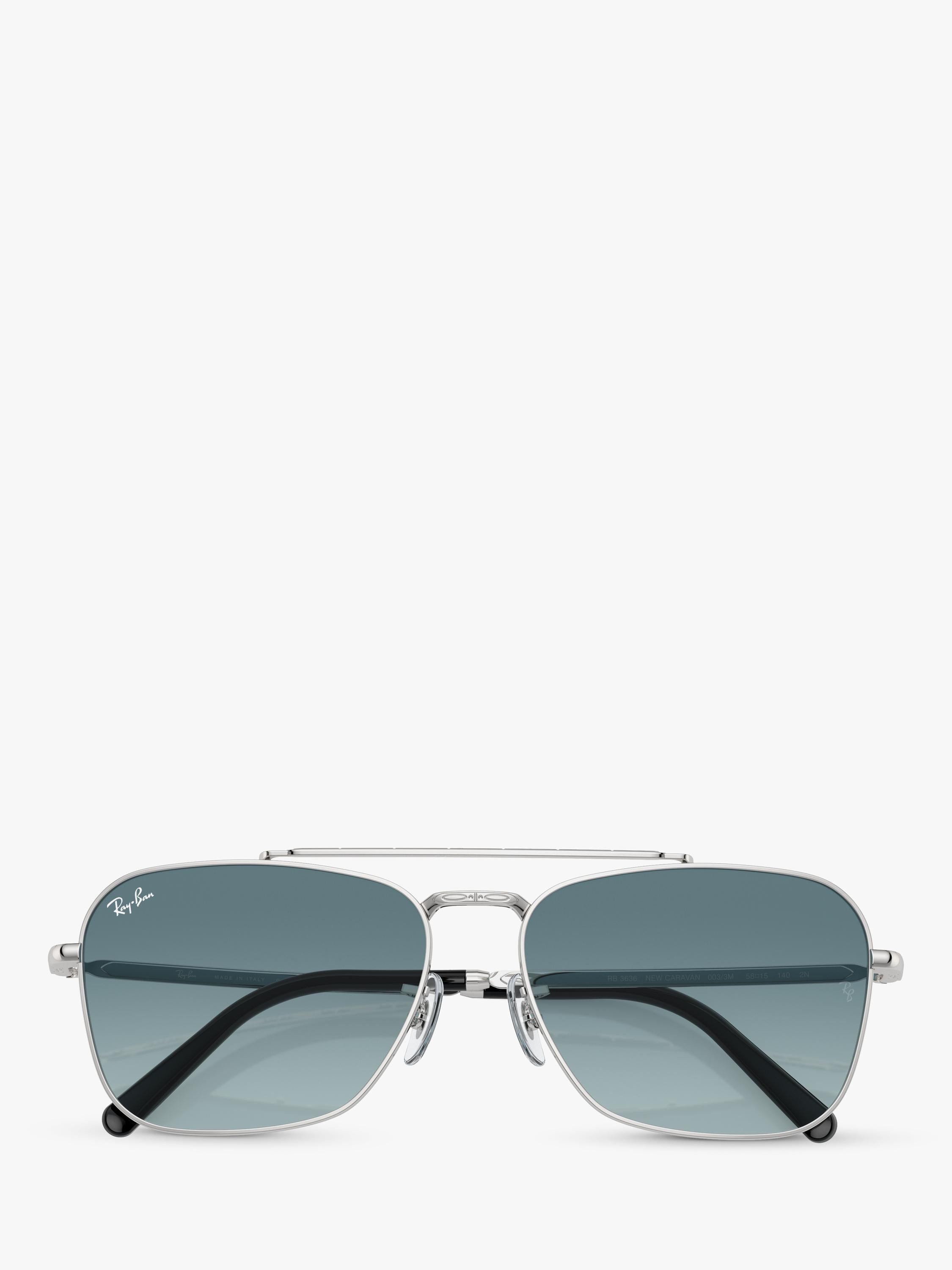 Ray-Ban RB3636 round sunglasses silver - British product