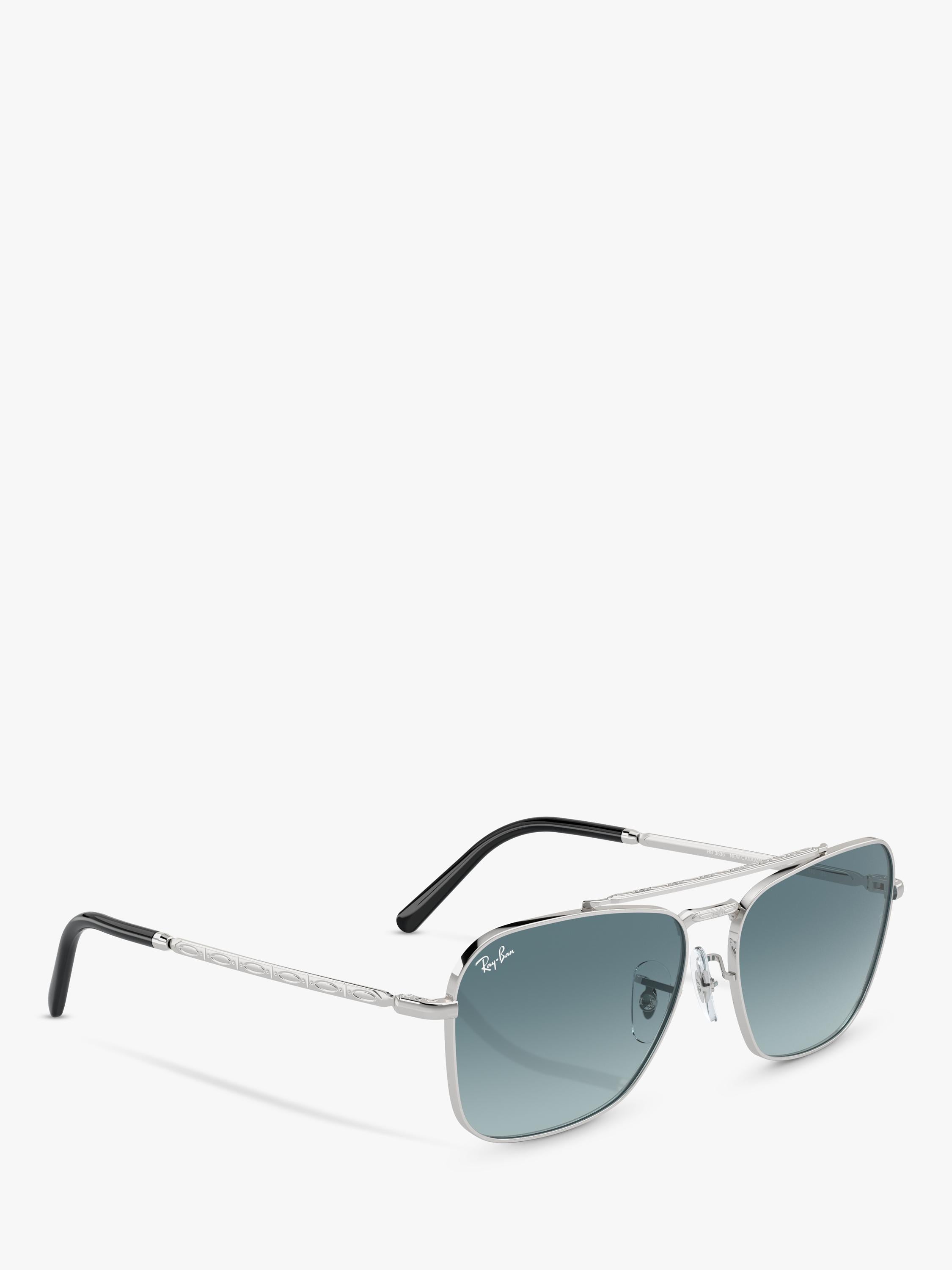 Ray-Ban RB3636 round sunglasses silver - British product