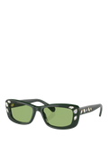 Swarovski pillow sunglasses red acetate lens width 54mm, imported from the UK