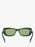 Swarovski pillow sunglasses red acetate lens width 54mm, imported from the UK