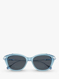 Swarovski cat eye sunglasses Opal Light Blue/Grey - British product