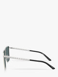 Versace VE2266 round sunglasses gold silver metal frame, UK version